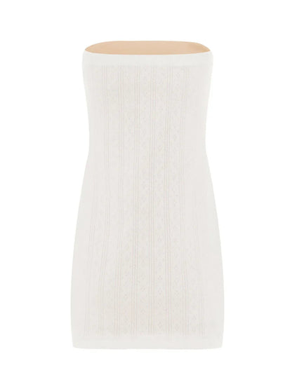 Elegant Bandeau Mini Dress