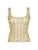 Floral Print Frills Mesh Crop Top Women Sweet Summer Tank Vest Camisole Korean Fashion