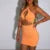 Y2K Summer New Women’s Wear Hanging Neck Sexy Hollow Open Back Fashion Slim Fit Wrapped Hip Dress