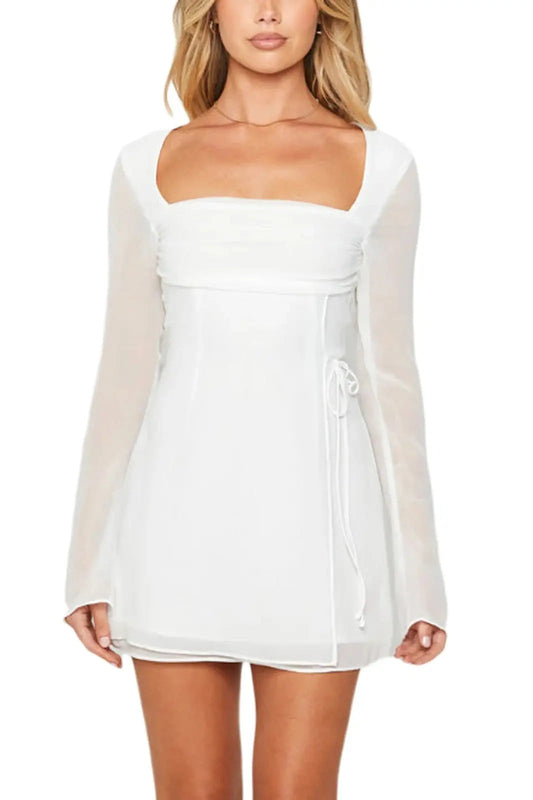 Mesh Mini Dress