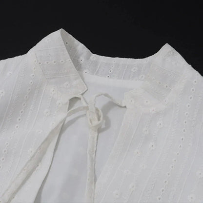 y2k Tank Top Clothes White Flower Embroidery Mock Neck Front Cutout Sleeveless T Shirt Vest Streetwear