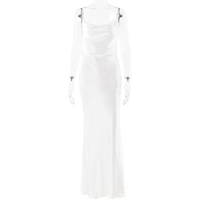 Sexy Backless 3dRose Tassel Maxi Long Dresses for Women Elegant Sleeveless Fashion High Waist Bodycon Dress Lady Chic Party Robe