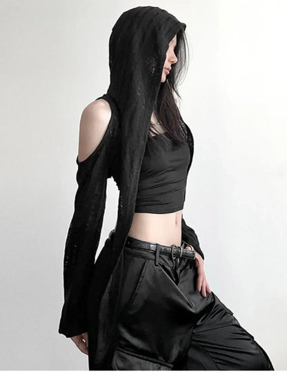 Chic Sheer Knit Mesh Top