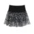 Y2k Leopard Contrast Patchwork Puff Skirt Women s Trendy Clothes All-Match Chiffon Mini Skirt Hotsweet