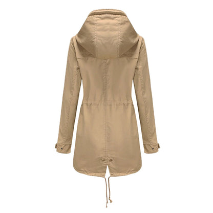 Chaqueta impermeable clásica y elegante para mujer | Ideal para actividades al aire libre