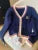 Fashion Knitted Cardigan Women V-Neck Pullover Warm Knitwear Jumper Clothes Casual Sweater Autumn Winter Kpop 2000s Aesthetic
