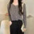 Spring Autumn Women’s Knitted Cardigan  Korean Single Breasted Long Sleeve Jumper Woman Chic Round Neck Cardigans Outwear
