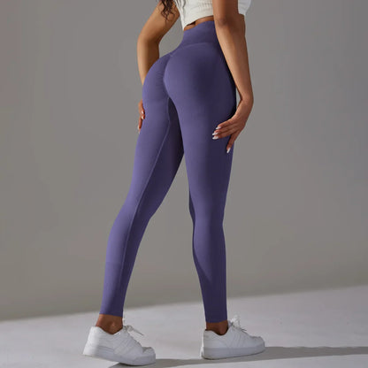 Woman High Waist Yoga Pants Running Elastic Tights Female Sportswear Sports Leggings