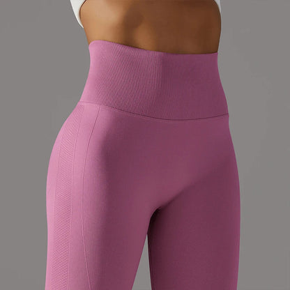 Woman High Waist Yoga Pants Running Elastic Tights Female Sportswear Sports Leggings
