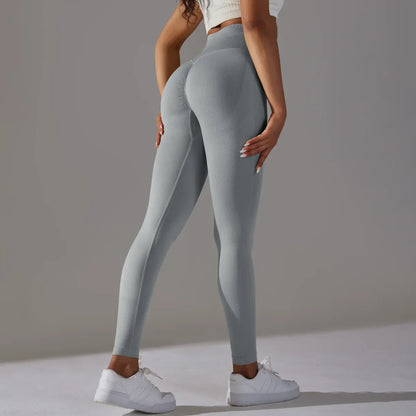 Woman High Waist Yoga Pants Running Elastic Tights Female Sportswear Sports Leggings