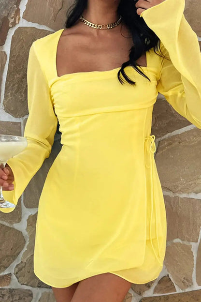 Mesh Mini Dress