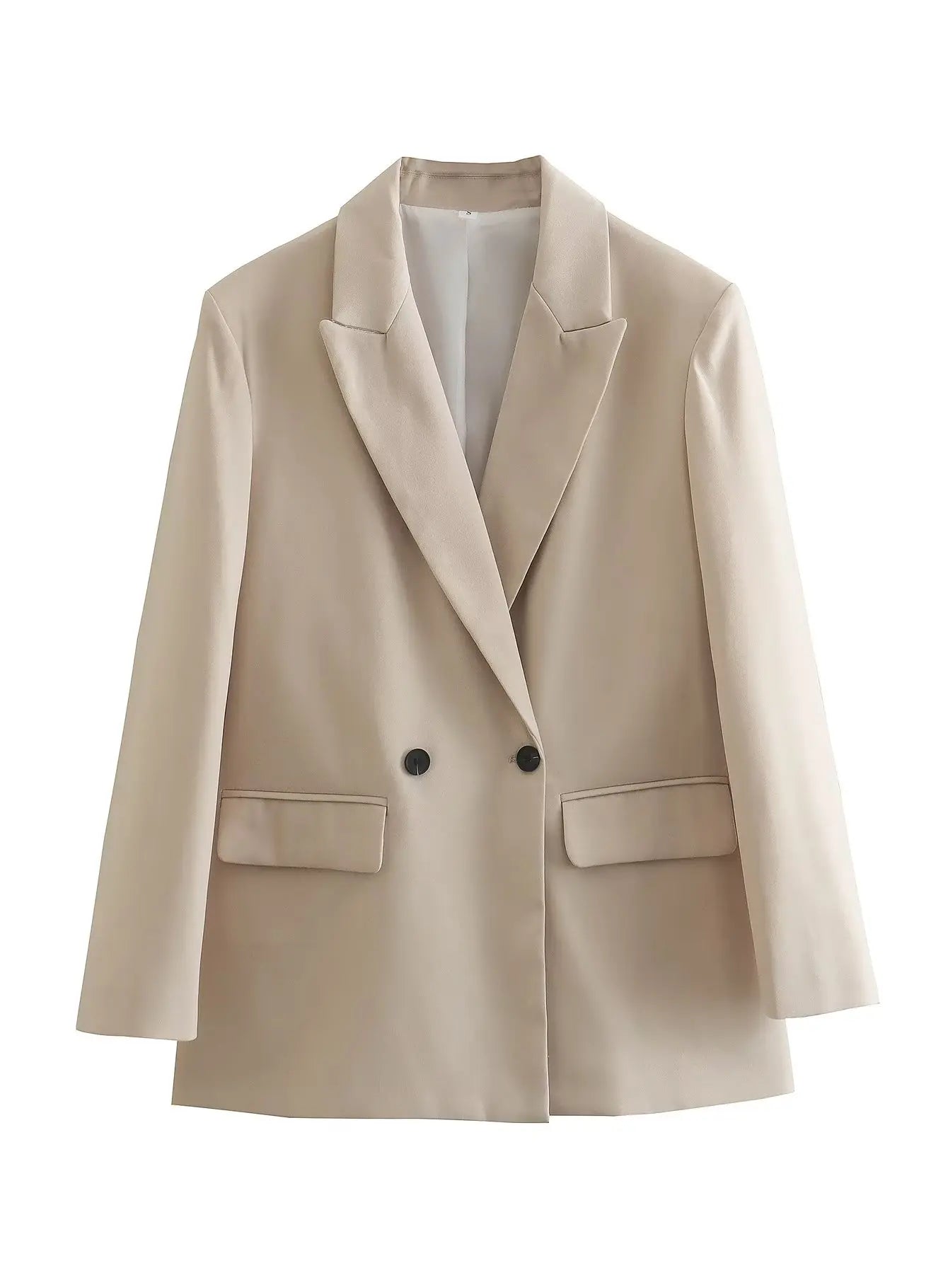 Women's Loose Buttoned Blazer with Collar | Great for Everyday Wear