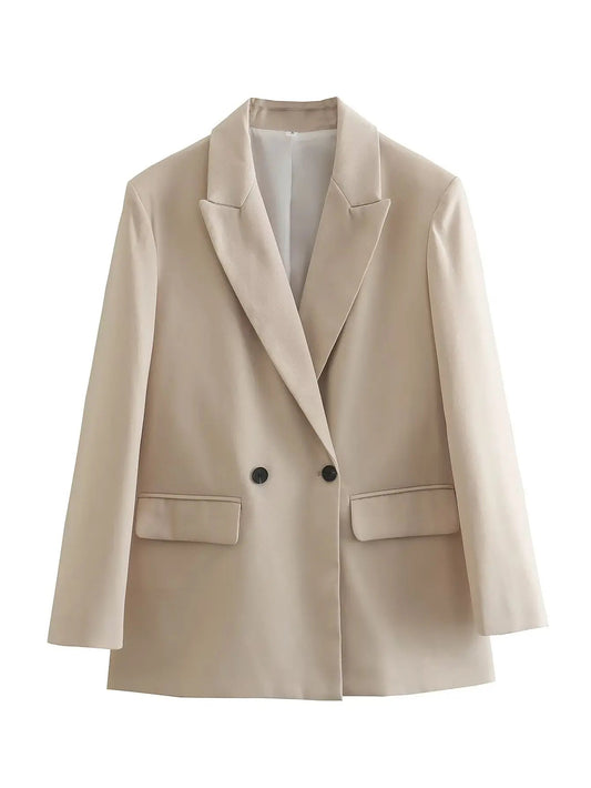 Women's Loose Buttoned Blazer with Collar | Great for Everyday Wear