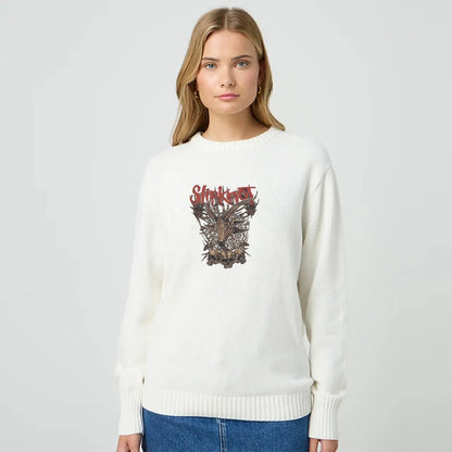 New printed men’s and women’s casual sweater Europe and the United States fashion street knitting sweater