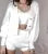 Women’s 3-piece Set Korea Style White Cardigan Furry Single-breasted Button Tank Top Knitted Sweater Jumper Shorts Pants Set