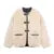 Vintage Lambs Wool Jacket For Women Loose Fleece O-neck Single Breasted Pockets Long Sleeve Fur Coat Autumn Winter Lady Outwear