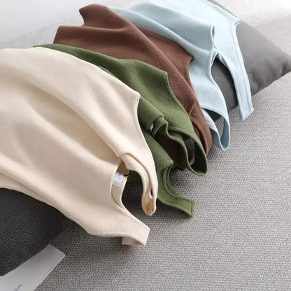 Fashion Deep Square Collar Vests  Summer New Fashion Sexy Women’s Crop Tops Sling Vest Camis