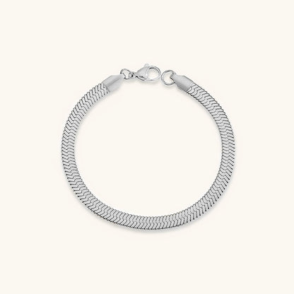 Serena Gold Herringbone Bracelet