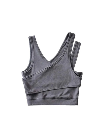 Sexy Camis Solid Knit Short Hollow Out Sleeveless Tank Tops