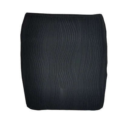 2025 Summer New High Waist Denim Skirts Retro Sexy Tight Hip Blue Basic Casual Skirt