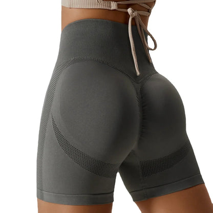 Peach High Waist Comfort Support Yoga Sexy Sports Short