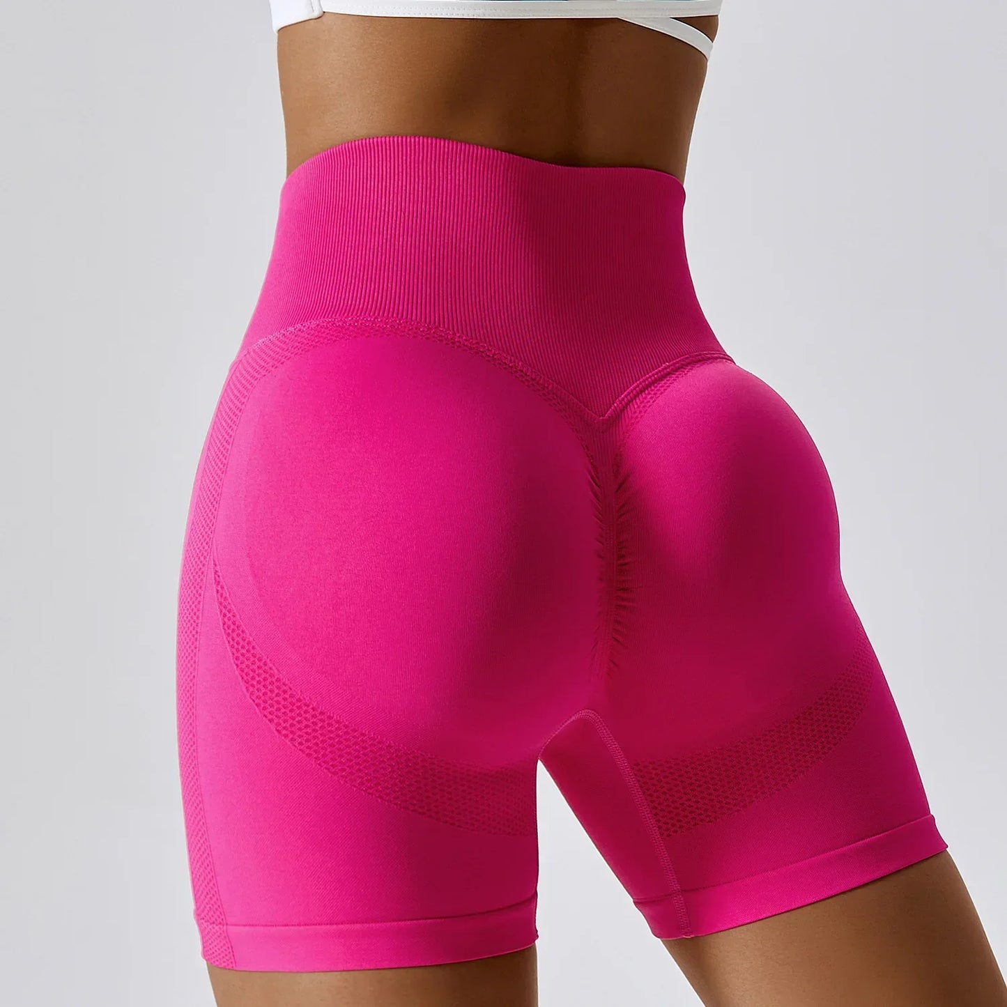 Peach High Waist Comfort Support Yoga Sexy Sports Short