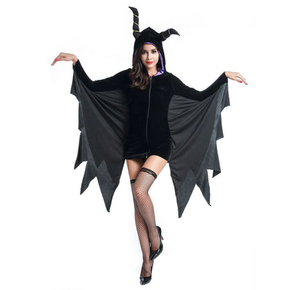 Bat Sleeve Horned Cloak