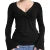 Y2K Cute Grunge Burgundy T-shirt 00s Vintage V Neck Long Sleeve Tees Chic Retro Women Milkmaid Tops Autumn Techwear Clothes