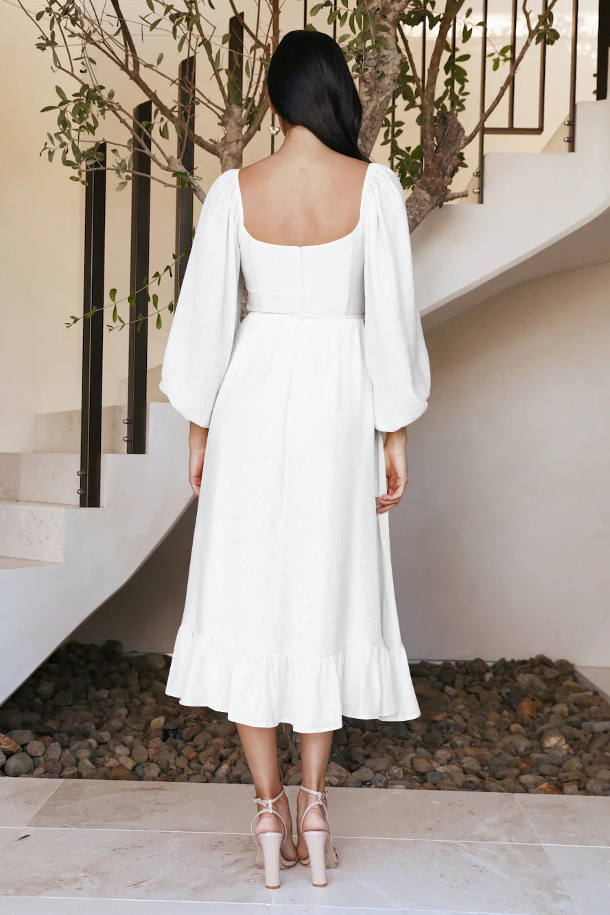 Vestido bohemio de verano para mujer con manga larga | Ideal para primavera/verano