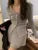 Autumn Y2K Knitted 2-piece Skirt Set Solid Single Breasted V-neck Cardigan Pleated Mini Skirt Korean Chic Suit Knitting Outfits