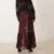 Elegant Floral Lace Hollow Out Skirts Women Sexy Retro Solid Low Waist Long Skirt Female Korean Autumn Summer Loose Versatile