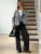 Casual Lapel Cardigan Top Women’s Long Sleeve Fashion Patchwork Elegant Loose Solid jackets Female Autumn Outwear Cardigan