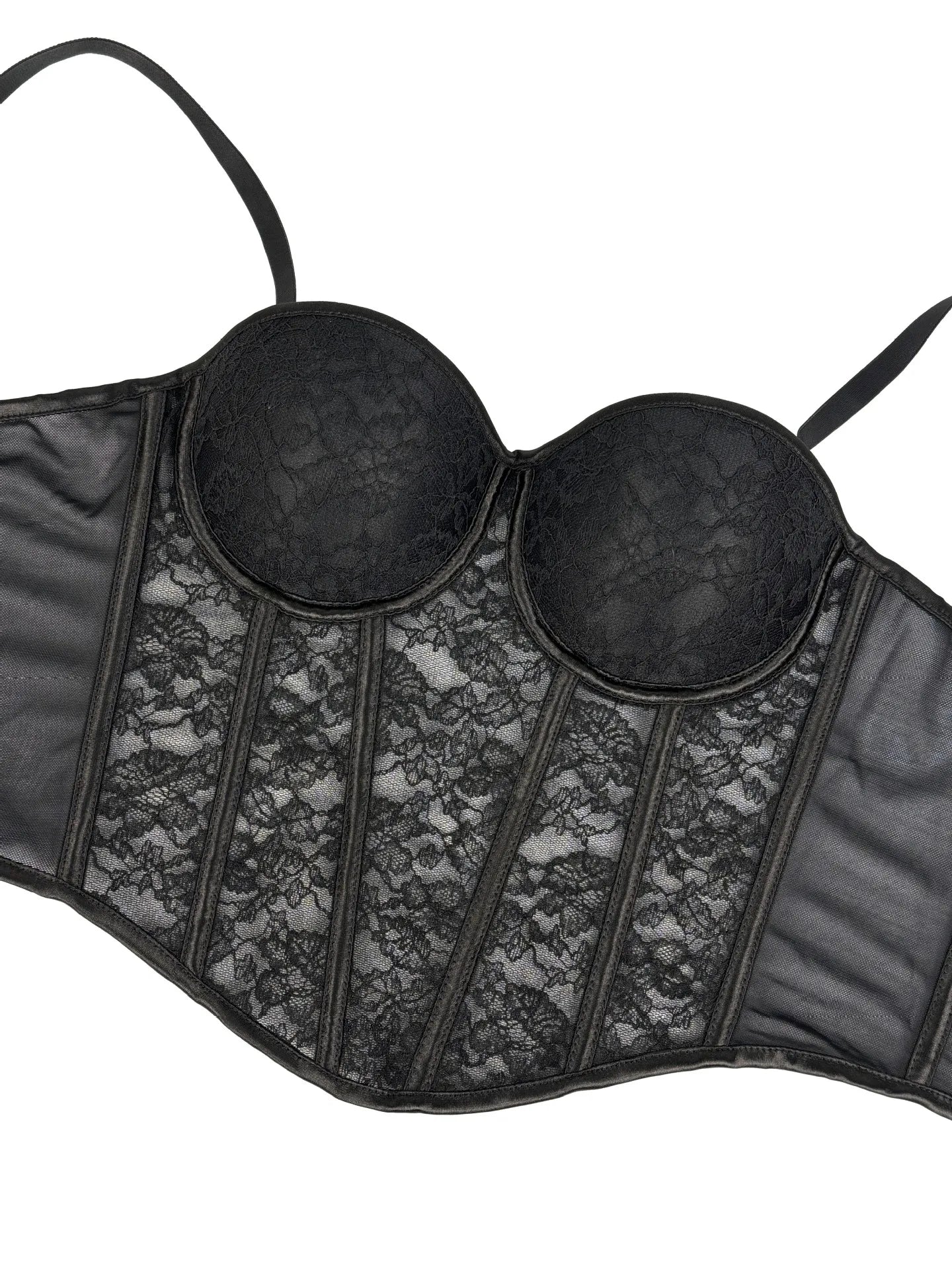 Floral Lace Bustier Corset