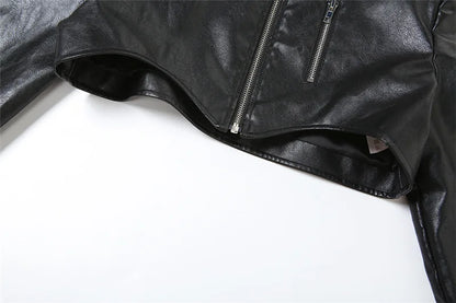 Irregular Hem Crop Jacket