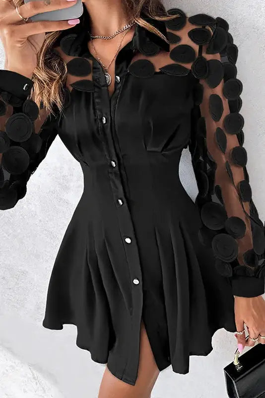 Vintage Embroidered Mini Dress