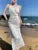 Elegant Bodycon Satin Dresses for Women Halter Sleeveless Slim Mermaid Evening Party Dress Prom Robe Summer New Vestidos Mujer