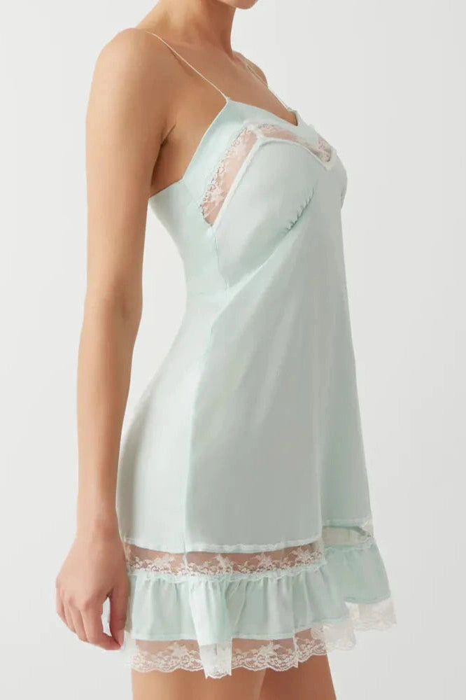 Patchwork Sleeveless Backless Mini Dress