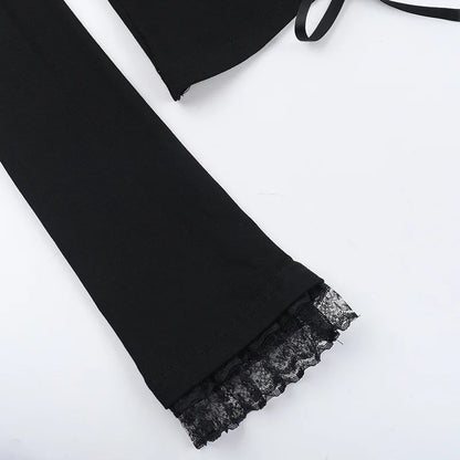 Lace-Up Choker Corset