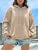 Solid Color Casual Hoodie For Female Pocket Creative Sweatshirts All-Match Street Clothes Womens Fleece Unisex Pullovers