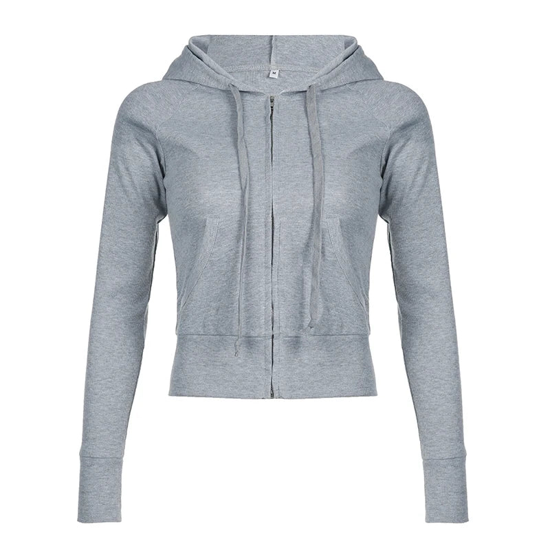 Solid Knitted Autumn Winter Women¡¯s Sweats Cardigan Long Sleeve Ribbed Causal Basic s Fashion Zip Up Hooded Coat