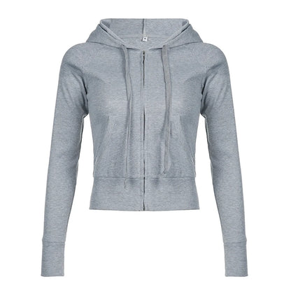 Solid Knitted Autumn Winter Women¡¯s Sweats Cardigan Long Sleeve Ribbed Causal Basic s Fashion Zip Up Hooded Coat