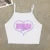 Short-sleeved T-shirt women’s summer new fashion sweet spice print design sense short slim-fit top