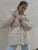 Winter Lace-Up Pocket Parkas Outwear Female V-Neck Loose Long Sleeve Fashion High Waist Bandage Coat Ladies Solid Outwear