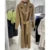 Women Elegant Long Woolen Coat with Belt Autumn Winter New Fashion Solid Lapel Long Sleeve Chic Outerwear Ladies Casual Overcoat