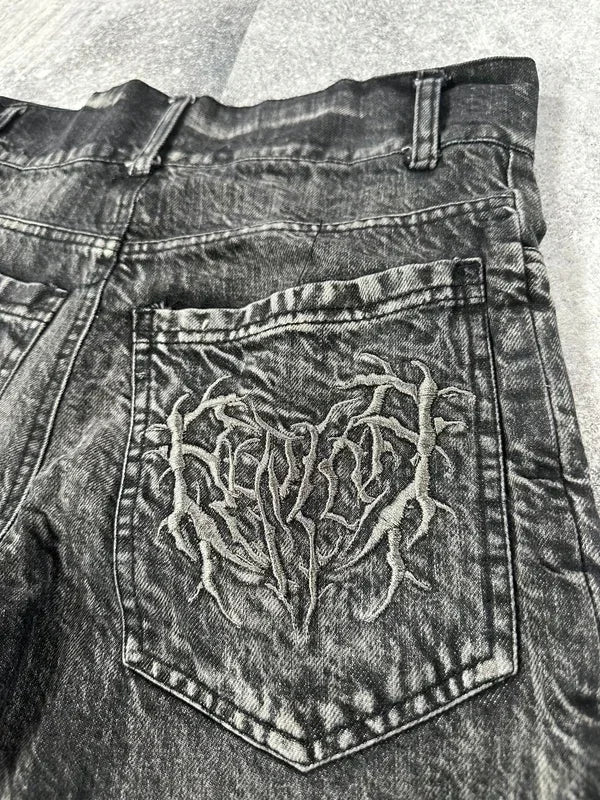Retro Harajuku Denim Shorts