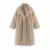 Exclusive Luxury Casual Long Faux Fur Parka Coat Women Winter  Thick Warm Fluffy Eco Lamb Fur Teddy Jacket Overcoat