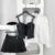 Autumn Korean Retro Sweet 3 Piece Set Women White Shirt + Strap Vest + Pleated Skirt Design College Style Fashion Y2k Suit