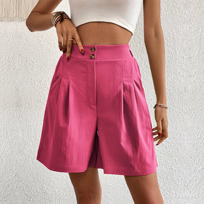 Leg A-Line 2025 Streetwear Fashion Y2k High-Waisted Casual Drop Shipping Shorts
