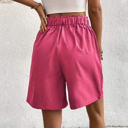 Leg A-Line 2025 Streetwear Fashion Y2k High-Waisted Casual Drop Shipping Shorts