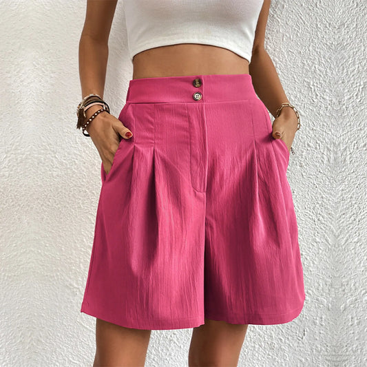 Leg A-Line 2025 Streetwear Fashion Y2k High-Waisted Casual Drop Shipping Shorts